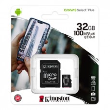 Kingston 32GB Micro SD Canvas 100MB/s SDCS2/32GB